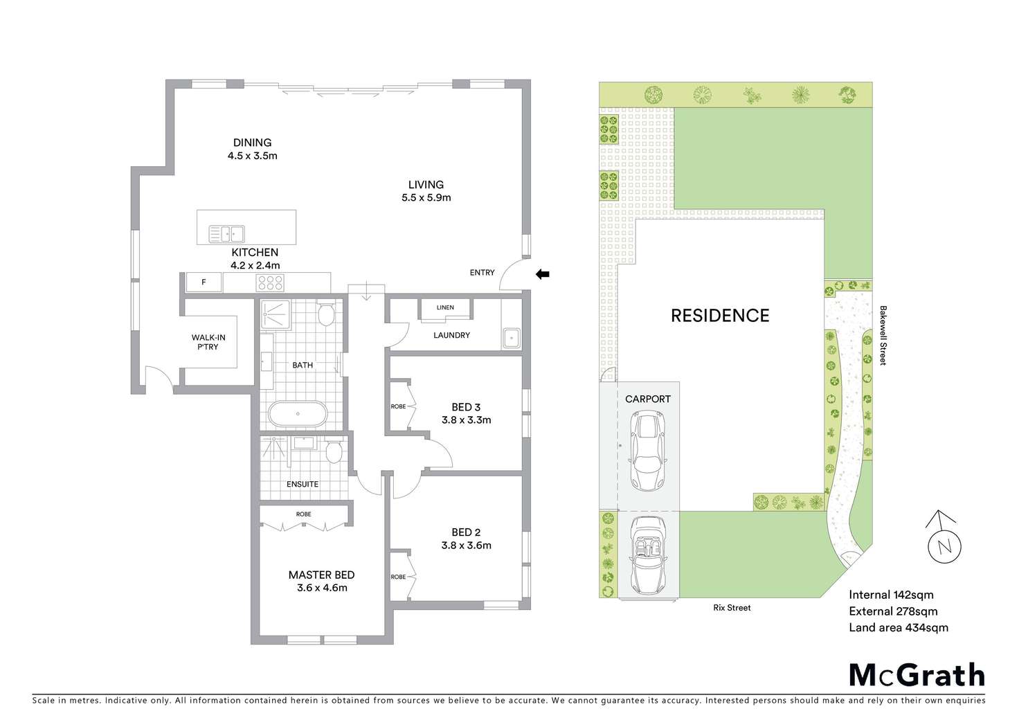 Floorplan of Homely house listing, 43 Rix Street, Herne Hill VIC 3218