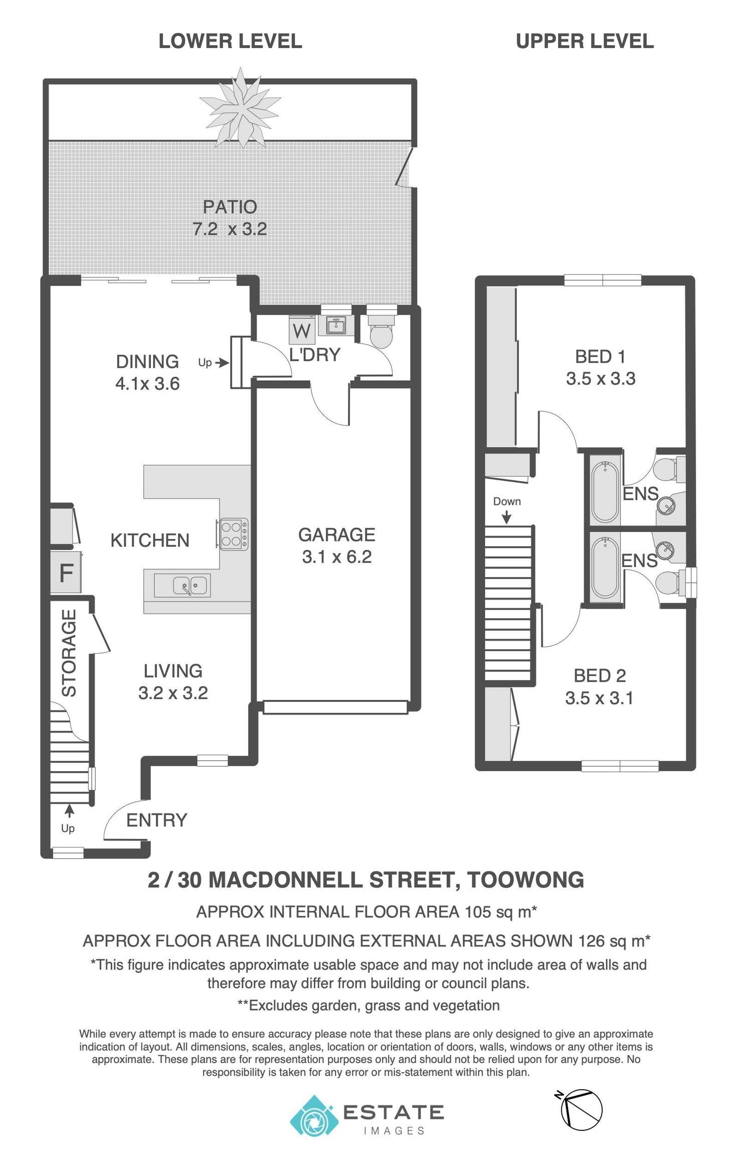 Floorplan of Homely apartment listing, 2/30 Macdonnell Street, Toowong QLD 4066