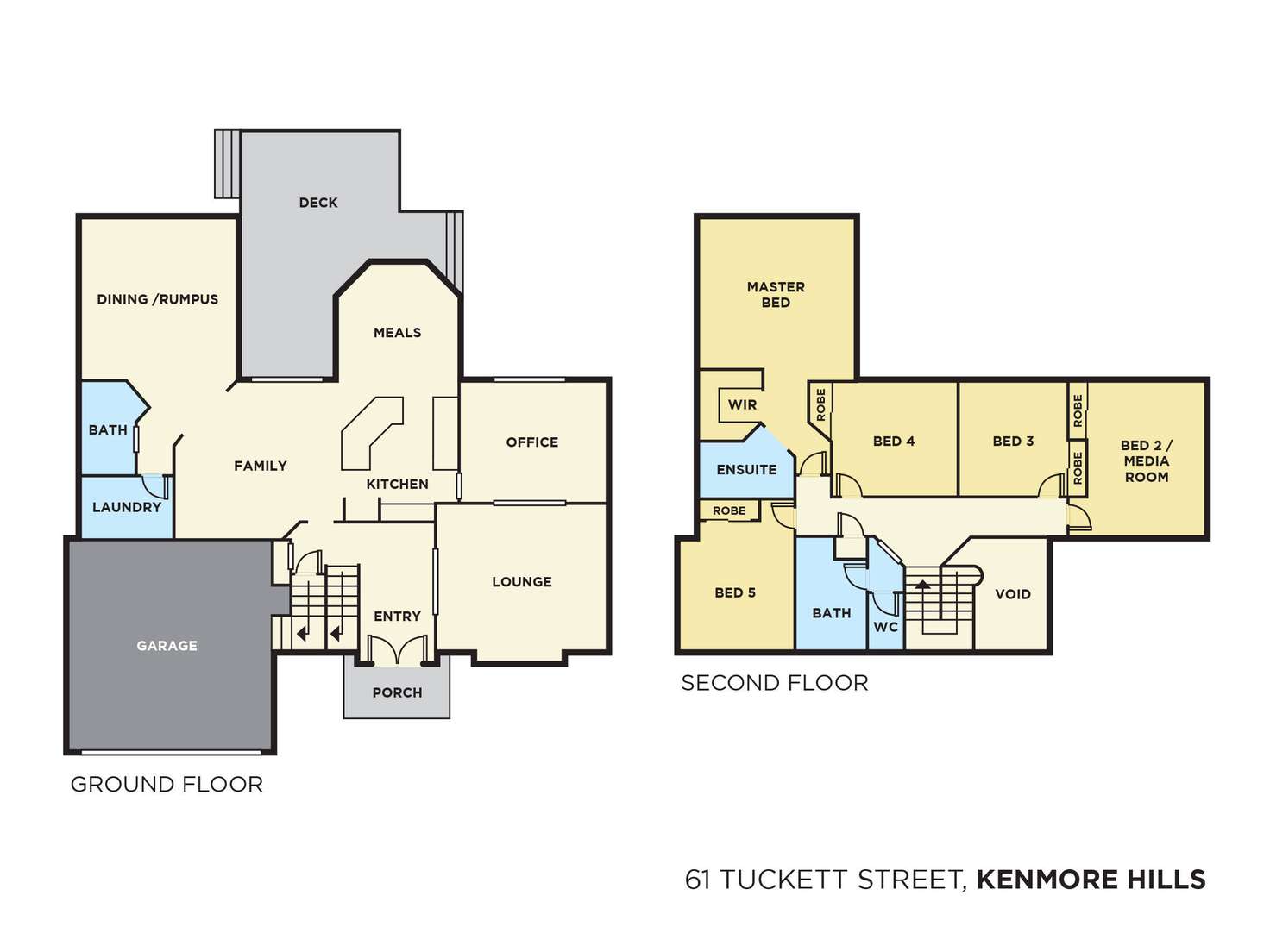 Floorplan of Homely house listing, 61 Tuckett Street, Kenmore Hills QLD 4069