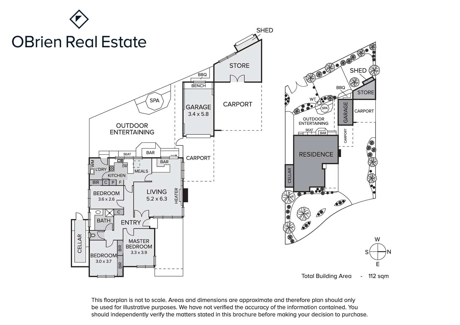 Floorplan of Homely house listing, 4 Gardenia Crescent, Cheltenham VIC 3192