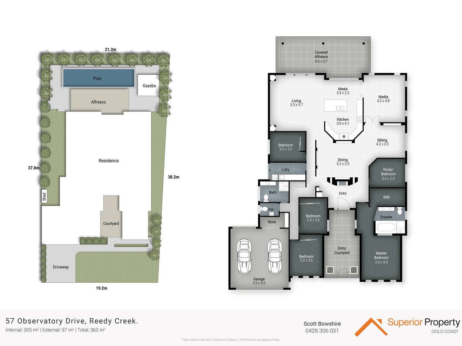 Floorplan of Homely house listing, 57 Observatory Drive, Reedy Creek QLD 4227