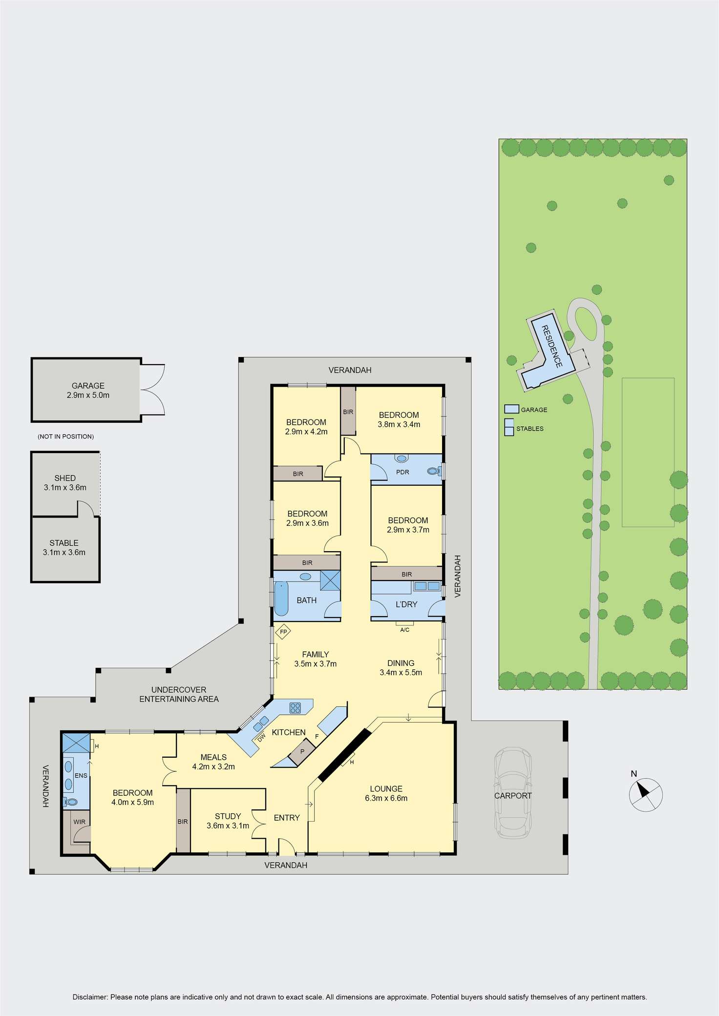 Floorplan of Homely house listing, 108 Sandy Creek Road, Riddells Creek VIC 3431