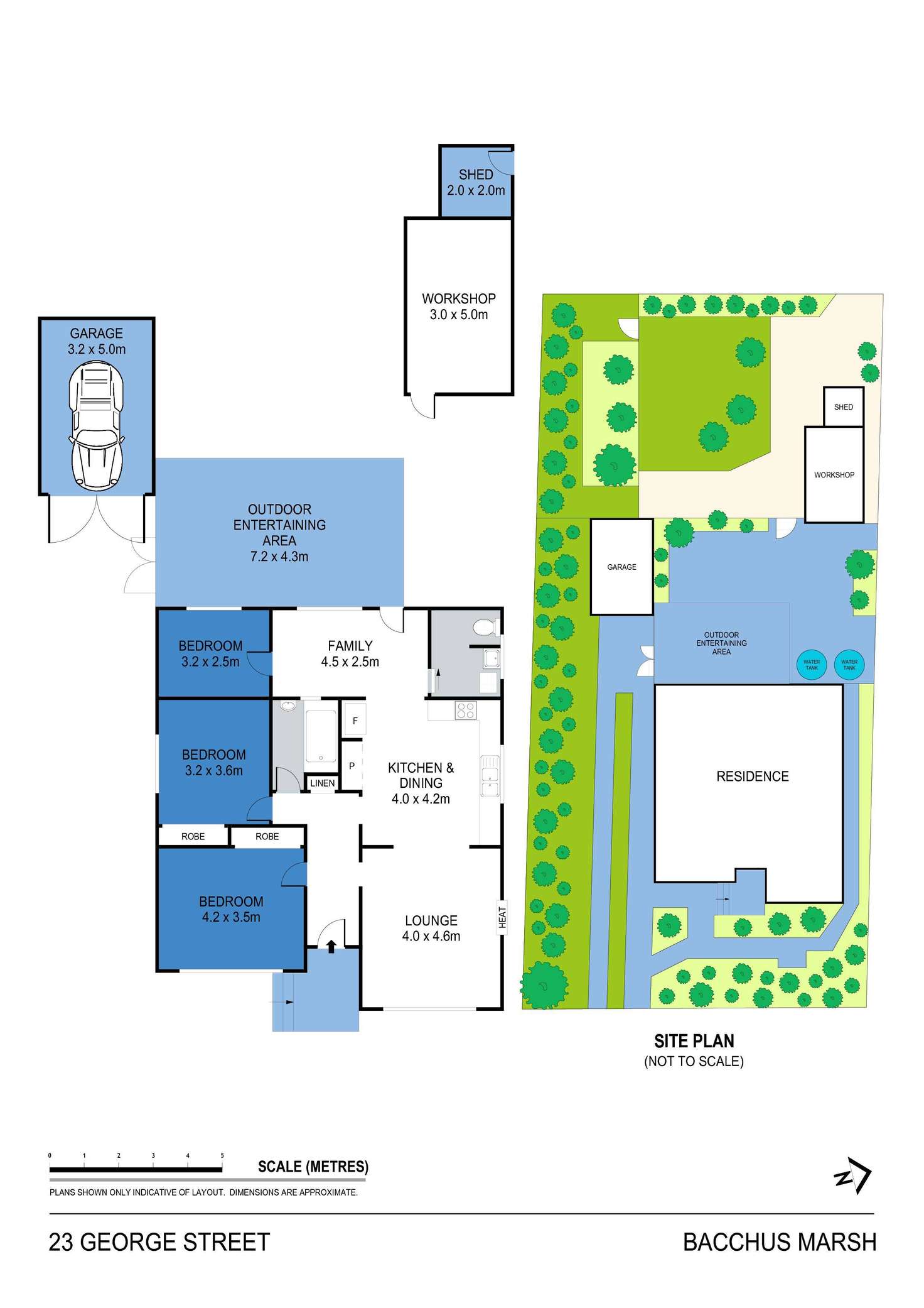 Floorplan of Homely house listing, 23 George Street, Bacchus Marsh VIC 3340