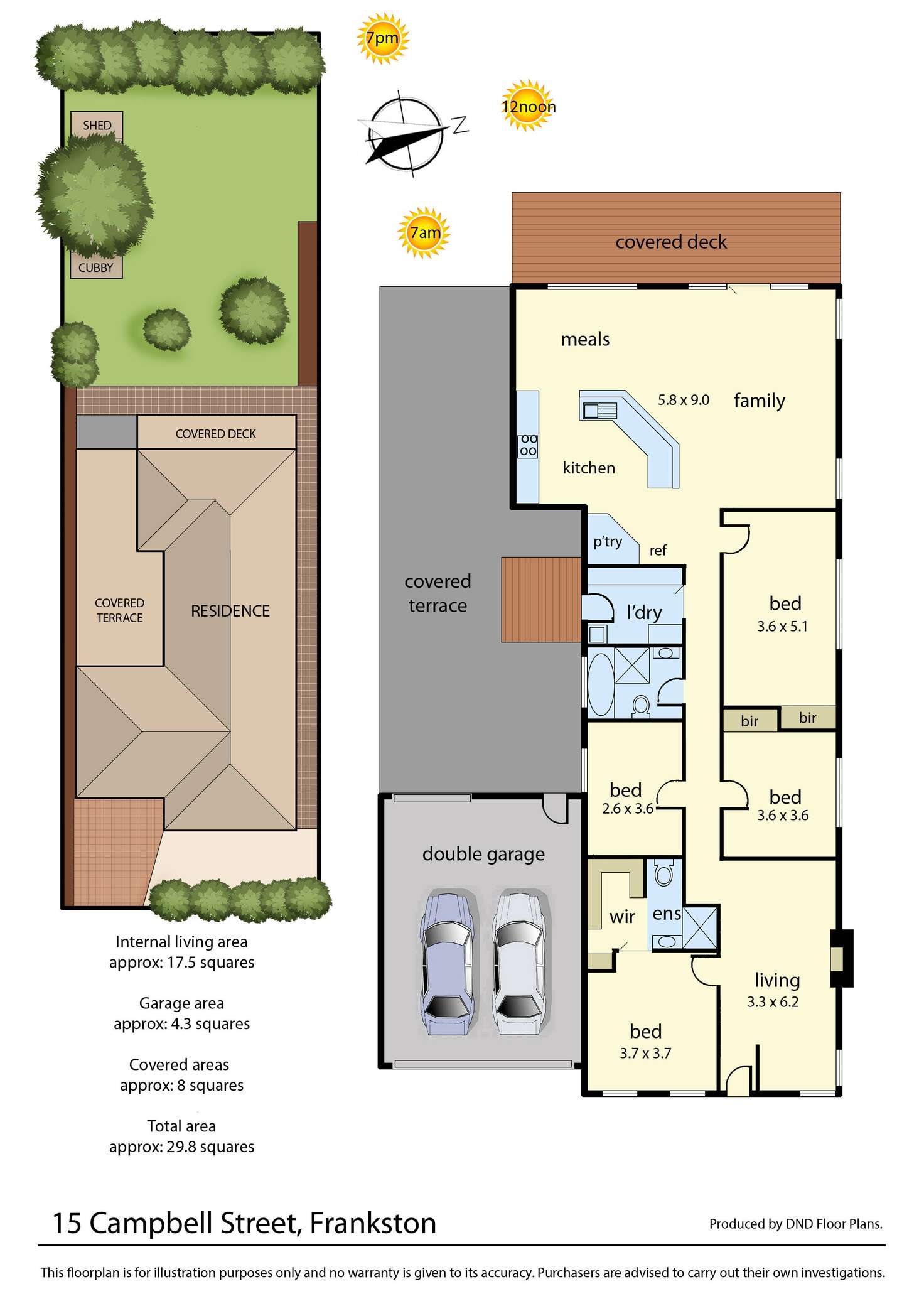 Floorplan of Homely house listing, 15 Campbell Street, Frankston VIC 3199