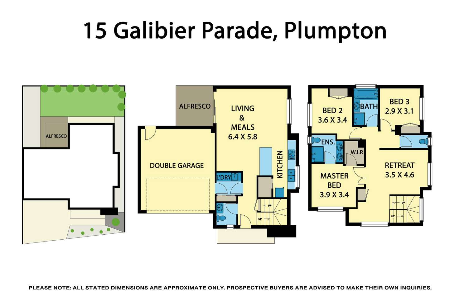 Floorplan of Homely house listing, 15 Galibier Parade, Fraser Rise VIC 3336