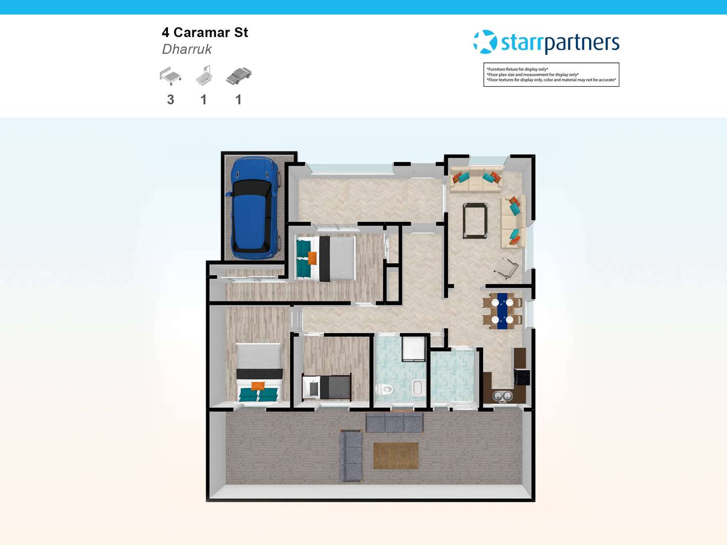 Floorplan of Homely house listing, 4 Caramar Street, Dharruk NSW 2770
