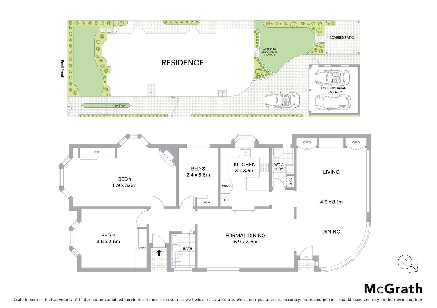 Floorplan of Homely house listing, 22 Basil Road, Bexley NSW 2207