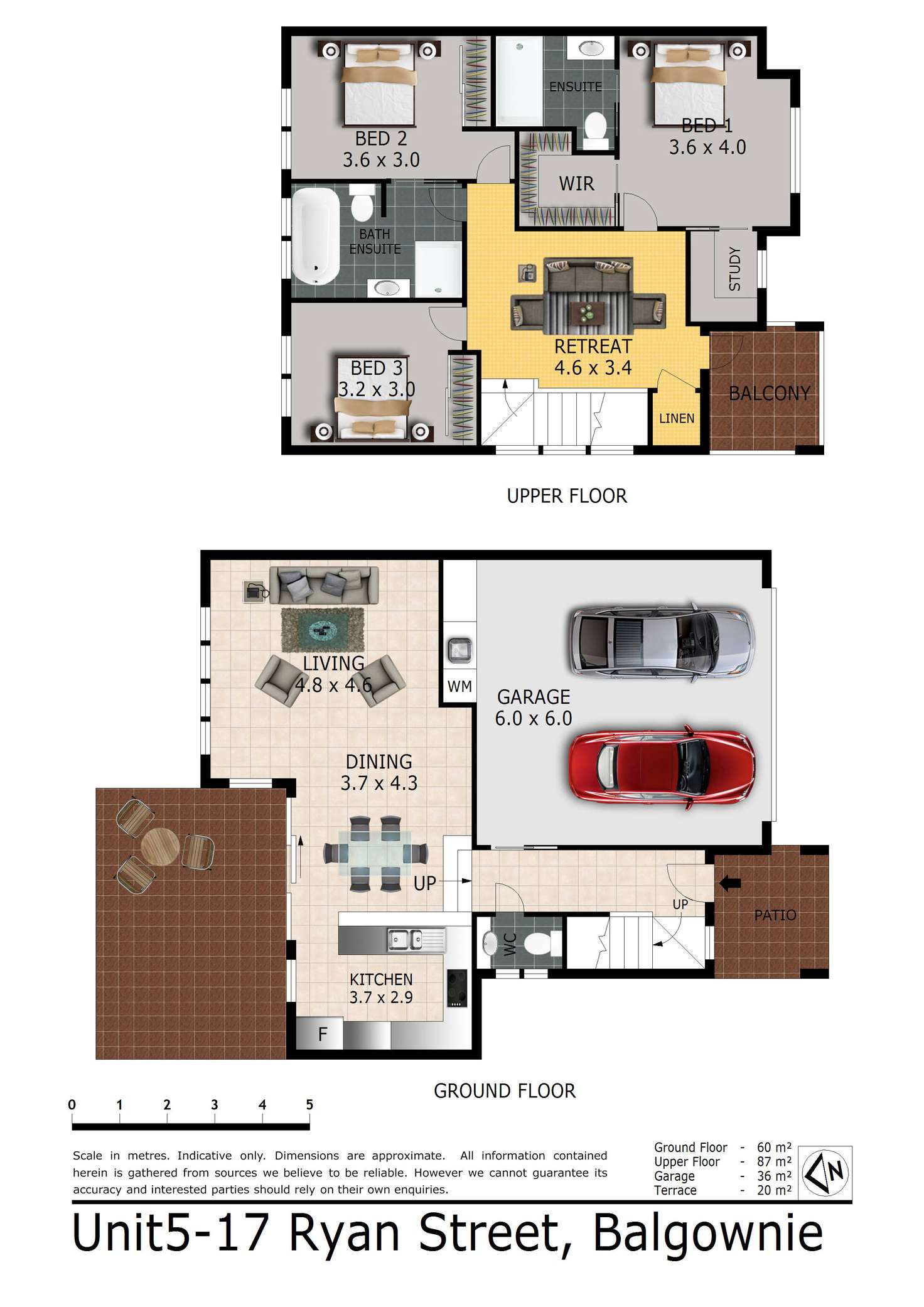 Floorplan of Homely townhouse listing, 4/17 Ryan Street, Balgownie NSW 2519