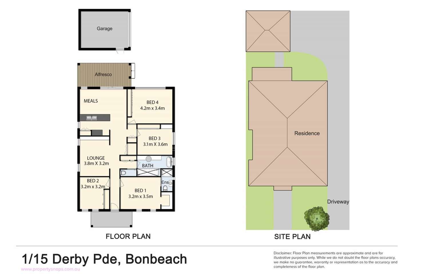 Floorplan of Homely house listing, 1/15 Derby Parade, Bonbeach VIC 3196