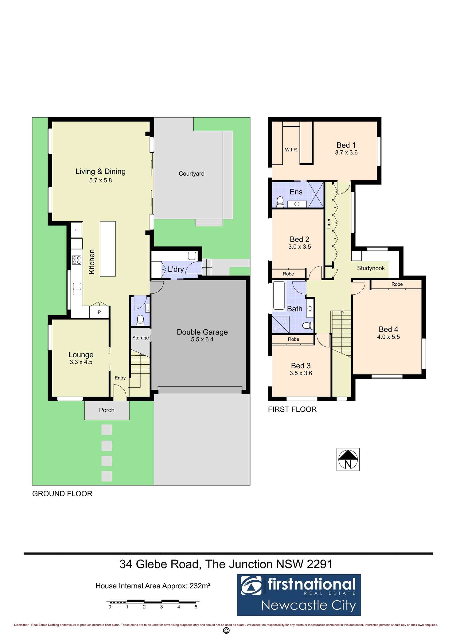 Floorplan of Homely townhouse listing, 34 Glebe Road, The Junction NSW 2291