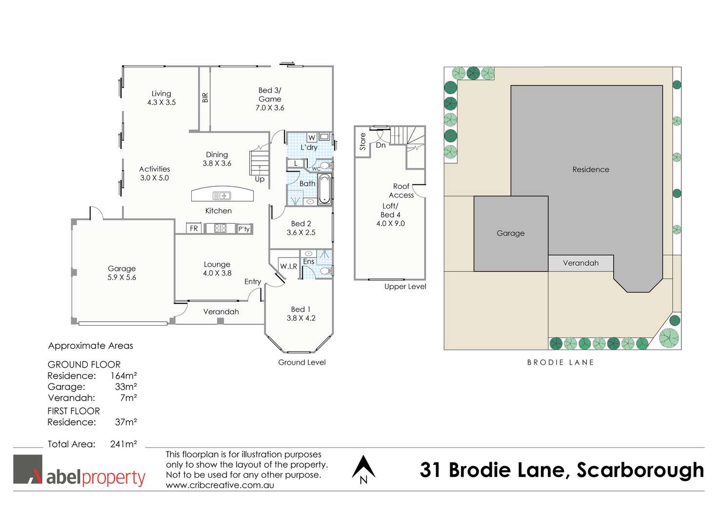 Floorplan of Homely house listing, 31 Brodie Lane, Scarborough WA 6019