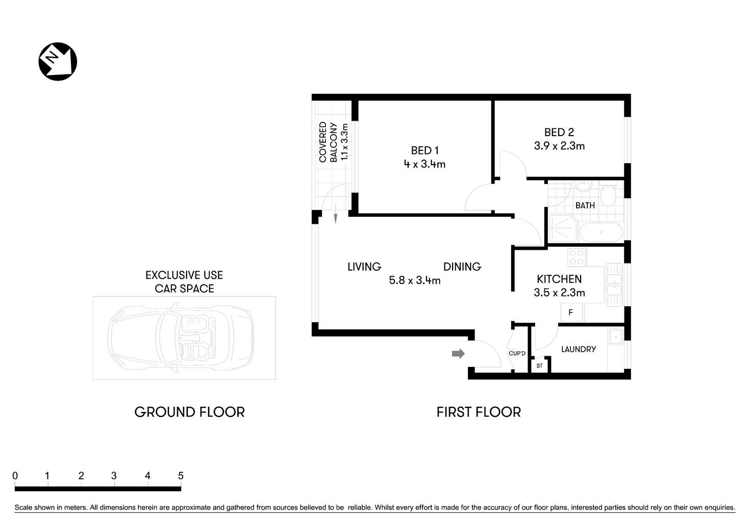 Floorplan of Homely apartment listing, 25/31 Bay Road, Waverton NSW 2060