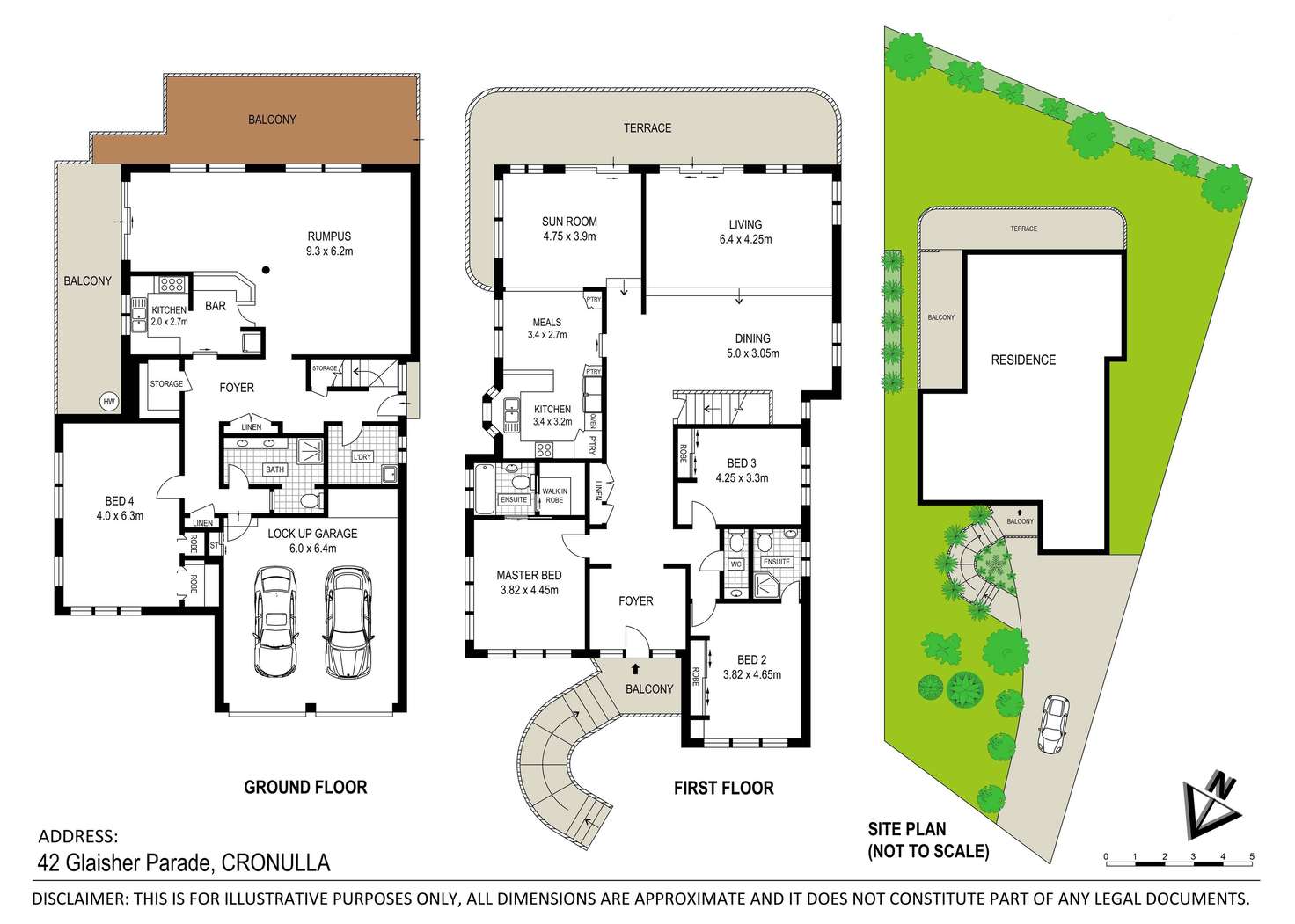Floorplan of Homely house listing, 42 Glaisher Parade, Cronulla NSW 2230