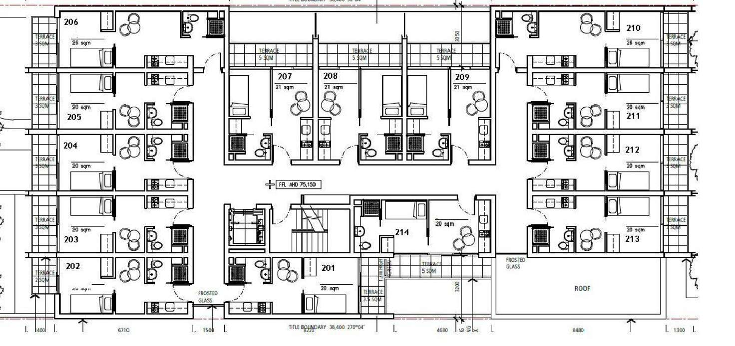 Floorplan of Homely apartment listing, 201/490 Elgar Road, Box Hill VIC 3128