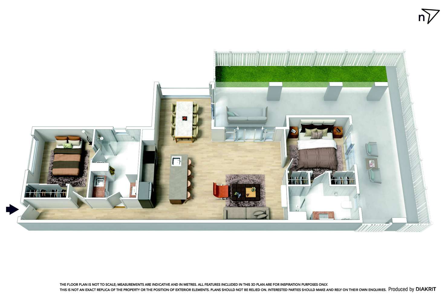 Floorplan of Homely apartment listing, 4/76 Epping Road, Epping VIC 3076