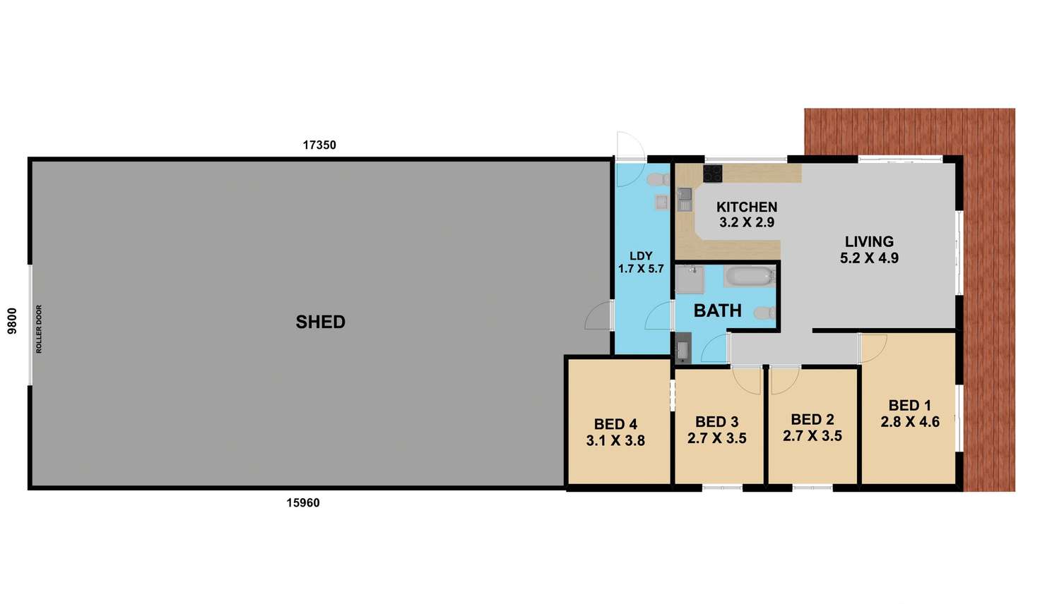 Floorplan of Homely acreageSemiRural listing, 400 Halcrows Road, Glenorie NSW 2157