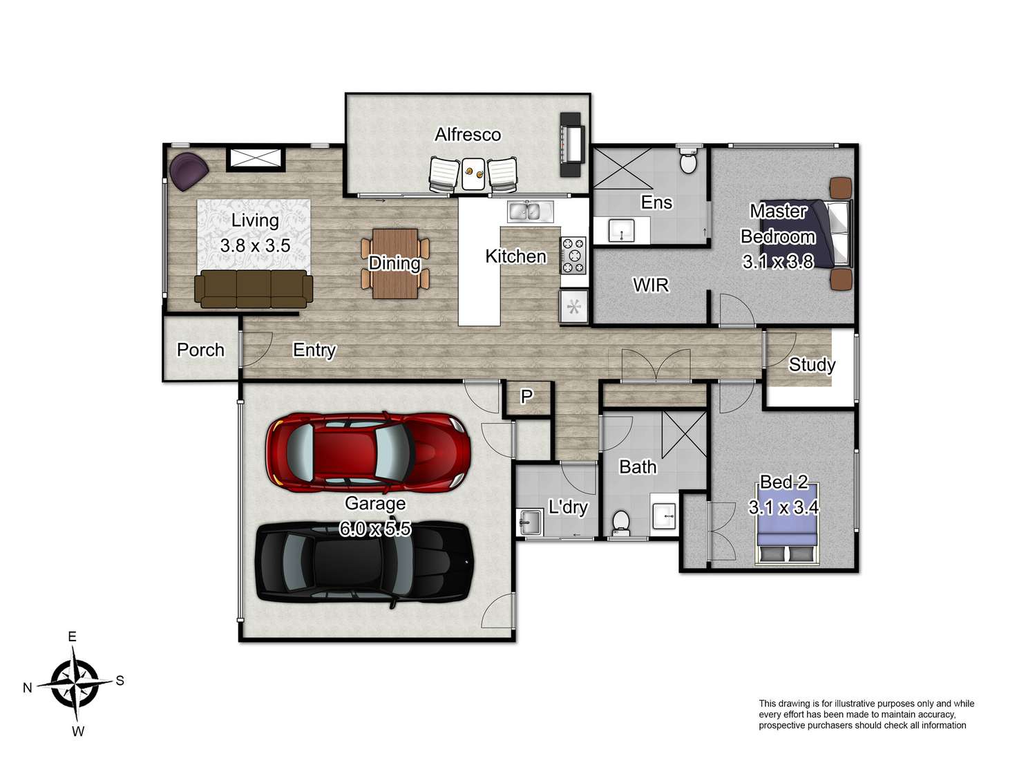 Floorplan of Homely house listing, 8 Cowan Court, Neerim South VIC 3831