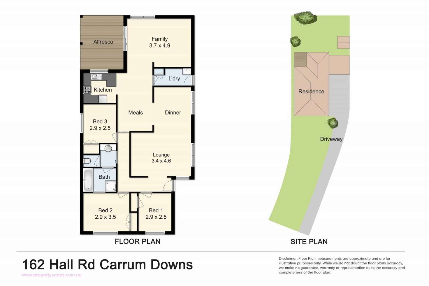 Floorplan of Homely house listing, 162 Hall Road, Carrum Downs VIC 3201
