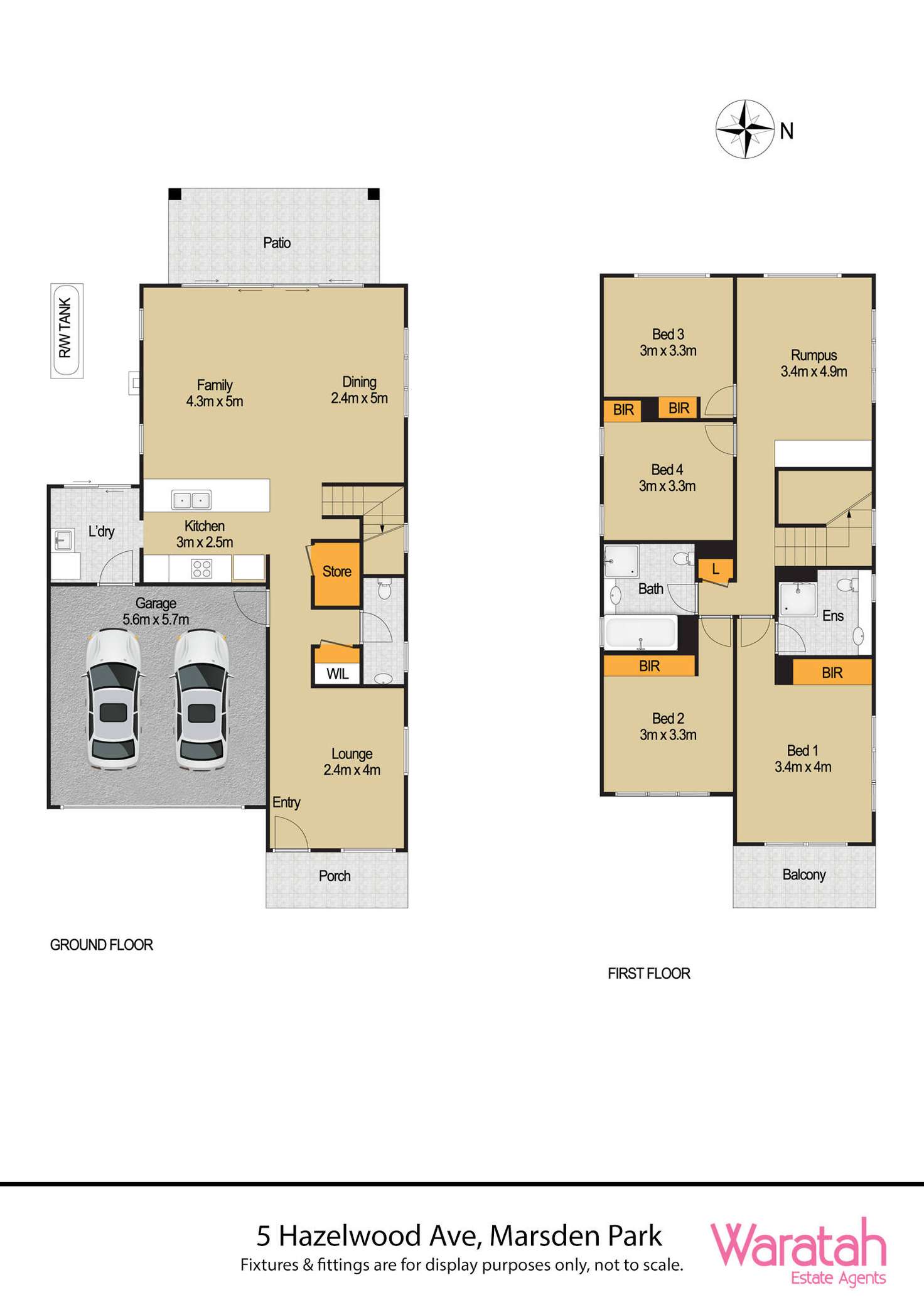 Floorplan of Homely house listing, 5 Hazelwood Avenue, Marsden Park NSW 2765