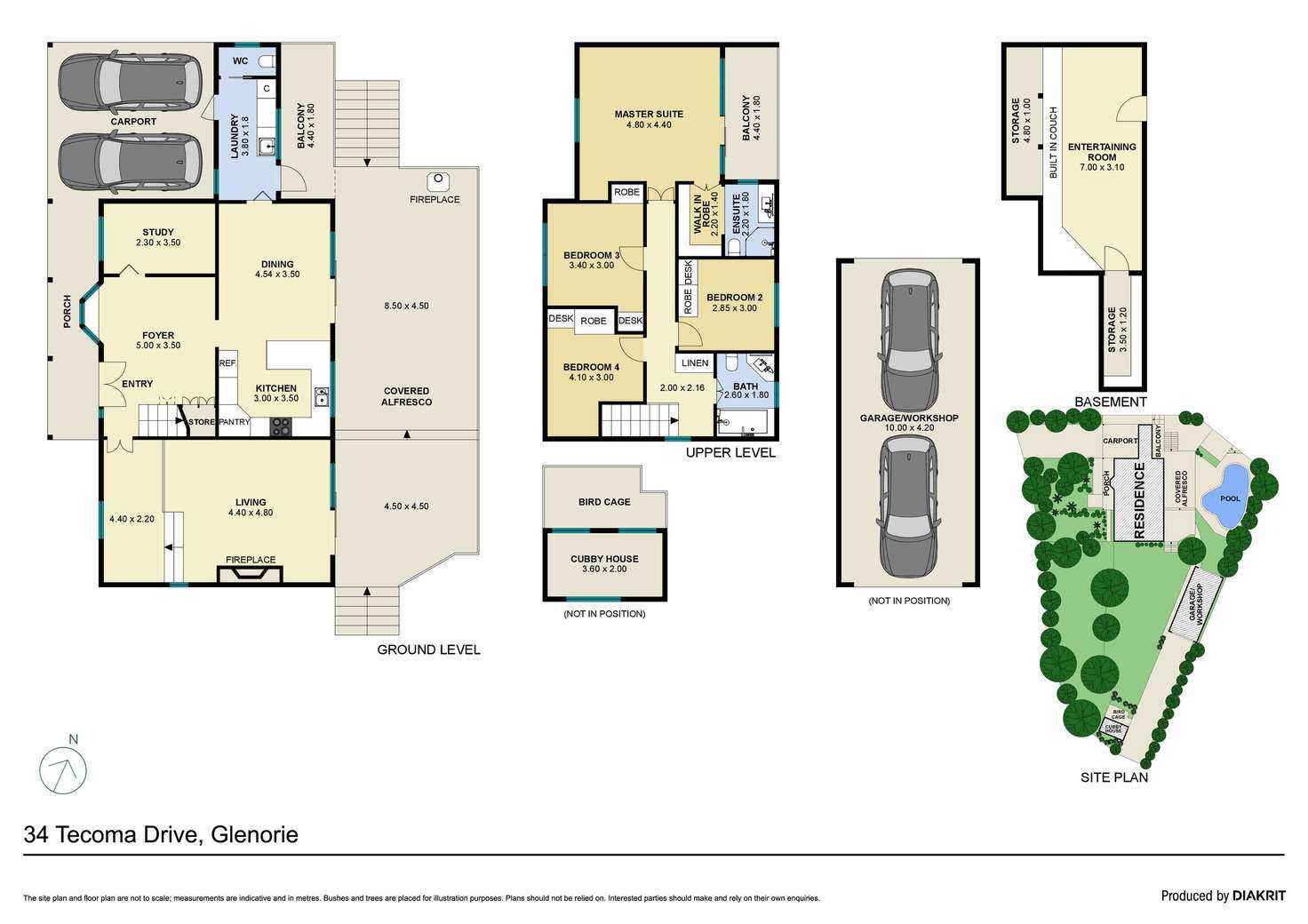 Floorplan of Homely house listing, 34 Tecoma Drive, Glenorie NSW 2157