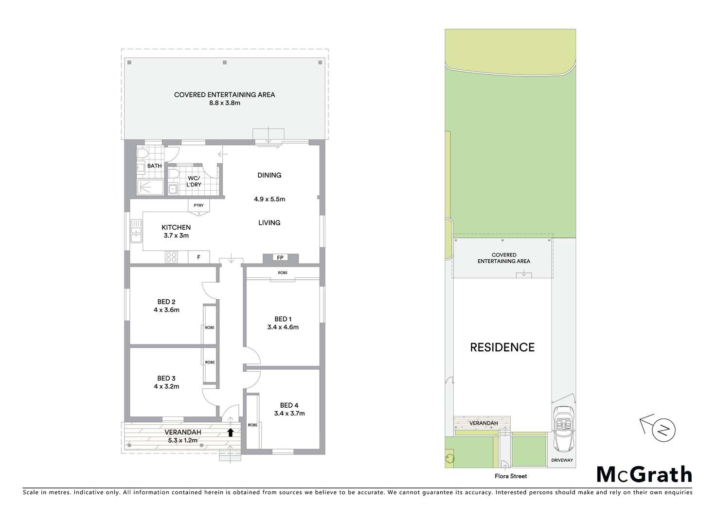 Floorplan of Homely house listing, 14 Flora Street, Roselands NSW 2196