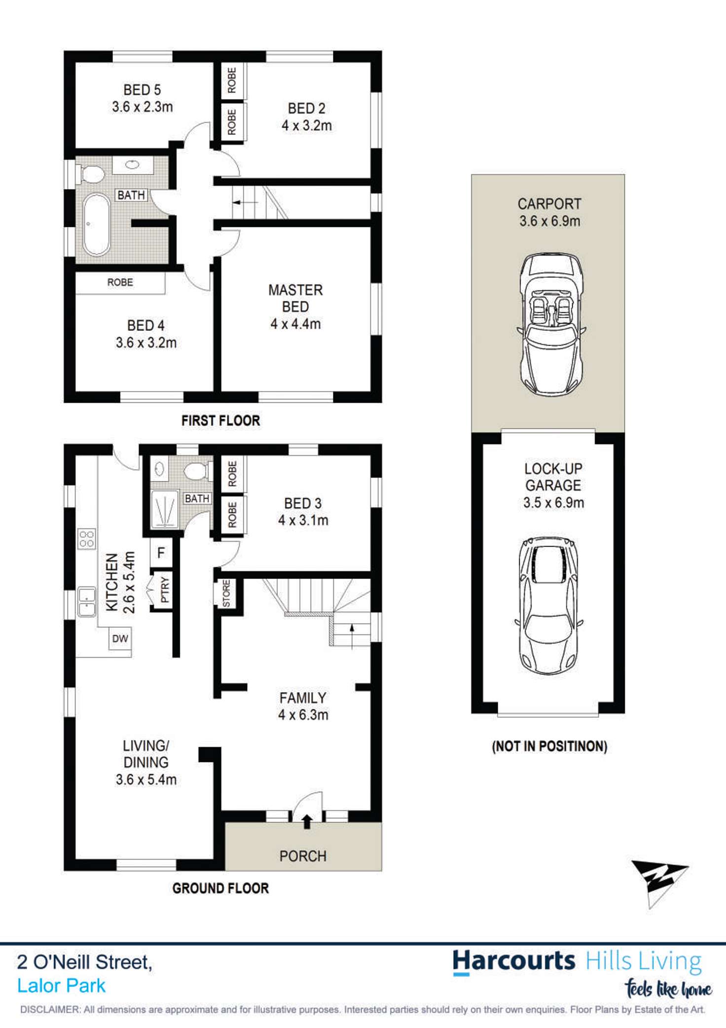 Floorplan of Homely house listing, 2 O'Neill Street, Lalor Park NSW 2147