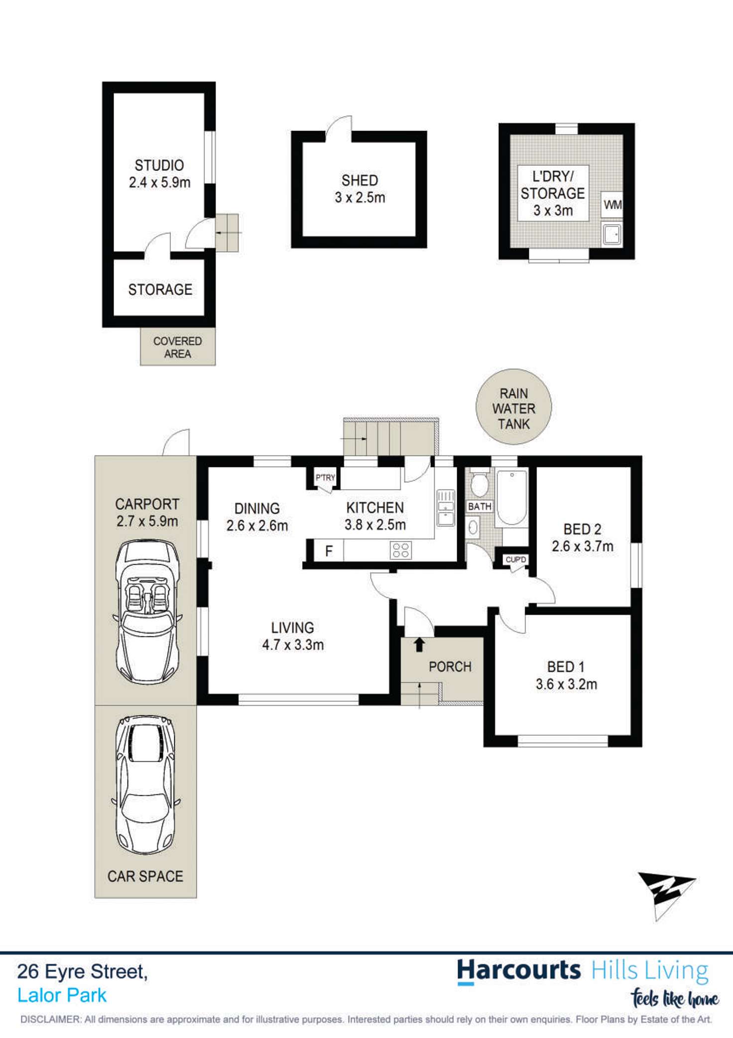 Floorplan of Homely house listing, 26 Eyre Street, Lalor Park NSW 2147