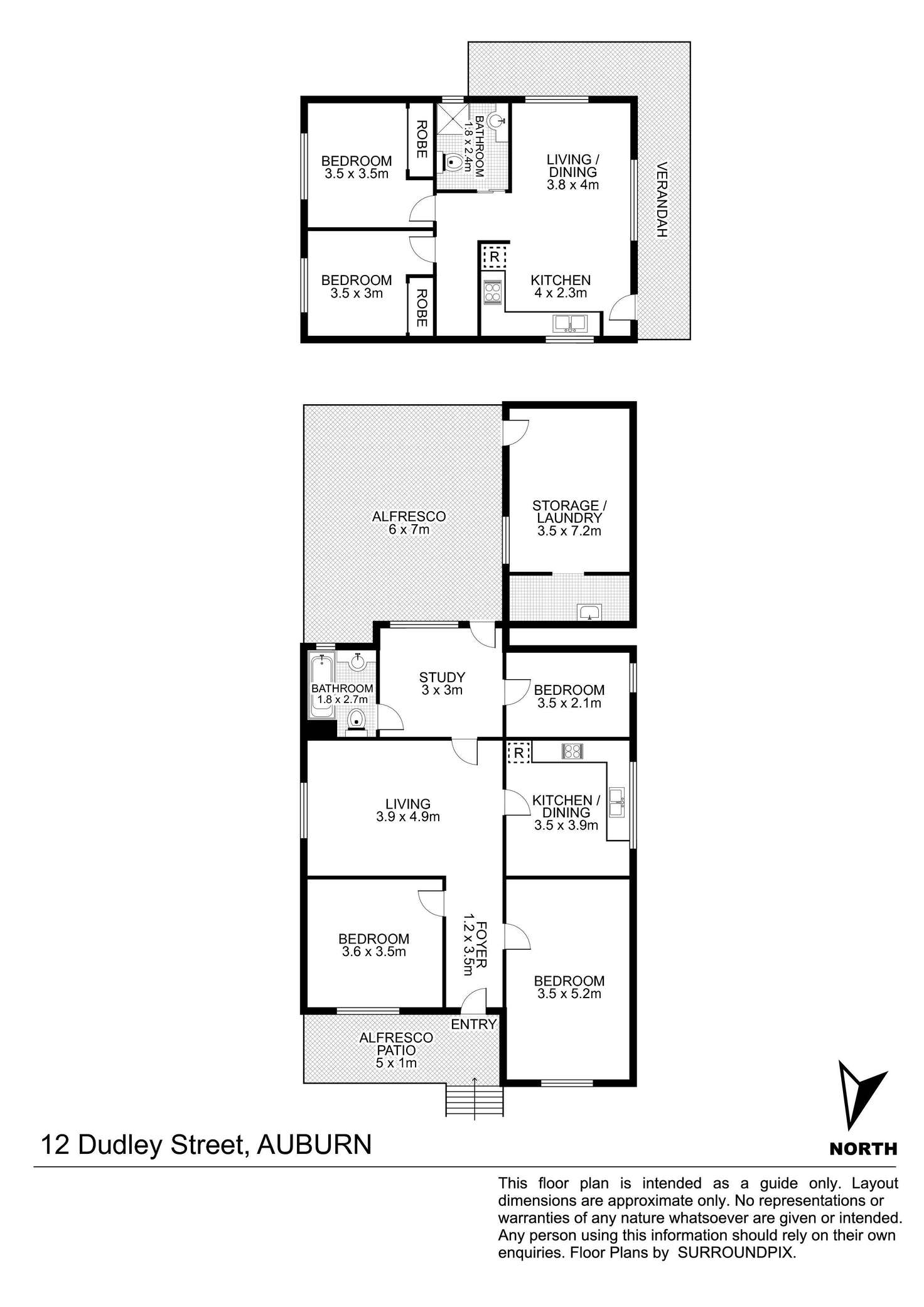 Floorplan of Homely house listing, 12 Dudley Street, Auburn NSW 2144