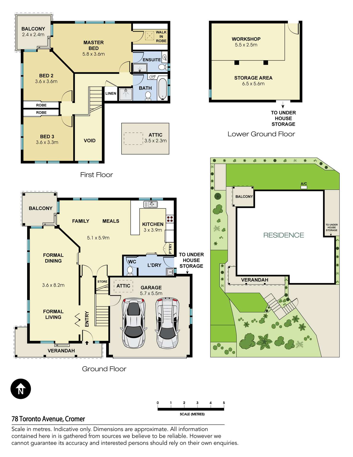 Floorplan of Homely house listing, 78 Toronto Avenue, Cromer NSW 2099
