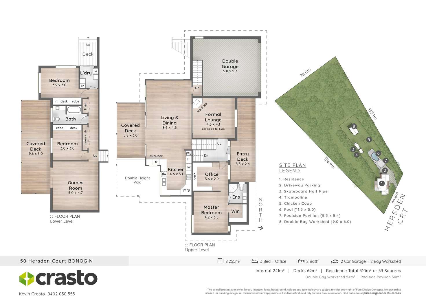 Floorplan of Homely house listing, 50 Hersden Court, Bonogin QLD 4213