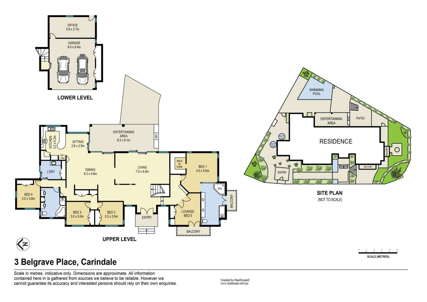 Floorplan of Homely house listing, 3 Belgrave Place, Carindale QLD 4152
