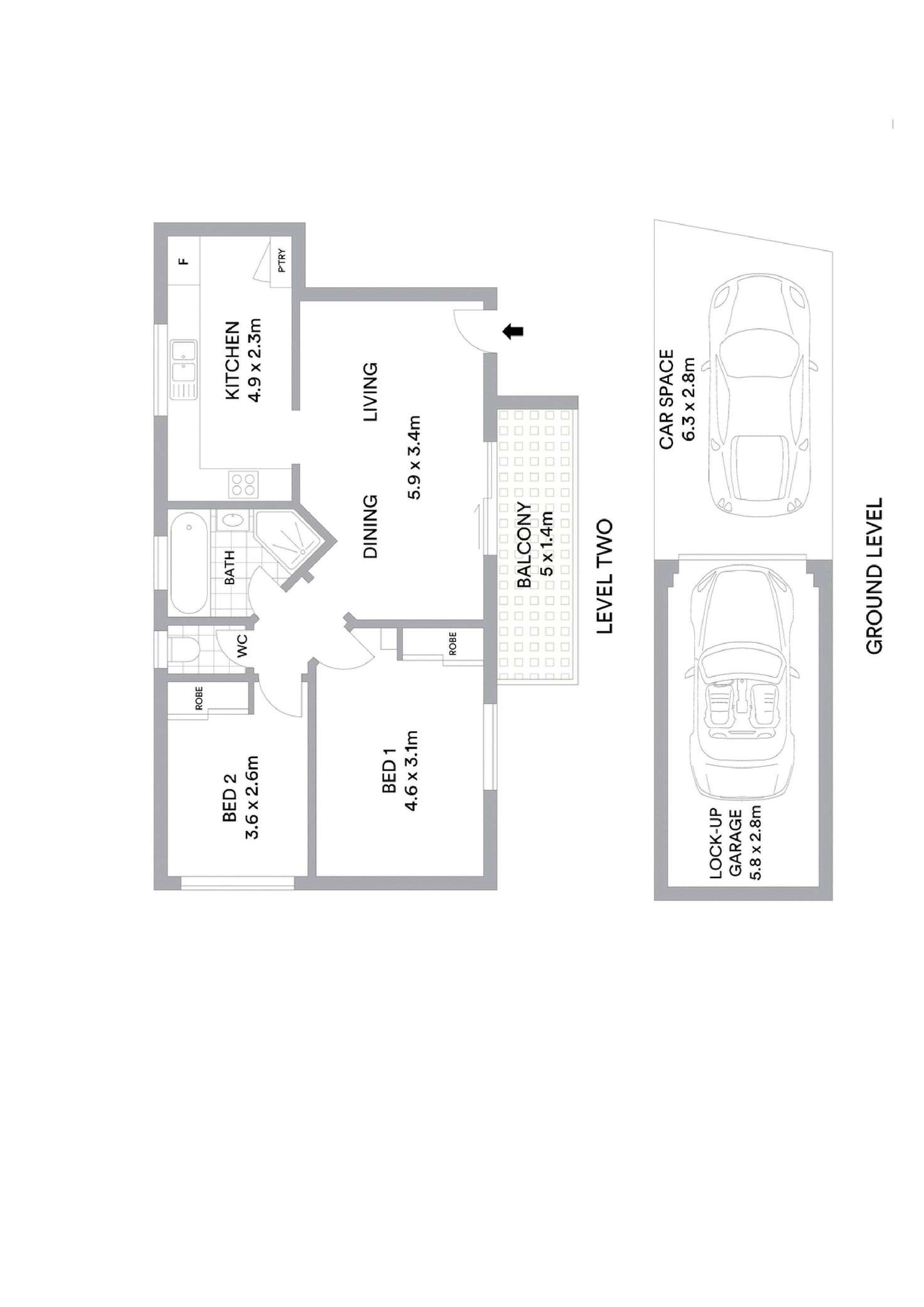 Floorplan of Homely apartment listing, 7/3 Boorima Place, Cronulla NSW 2230