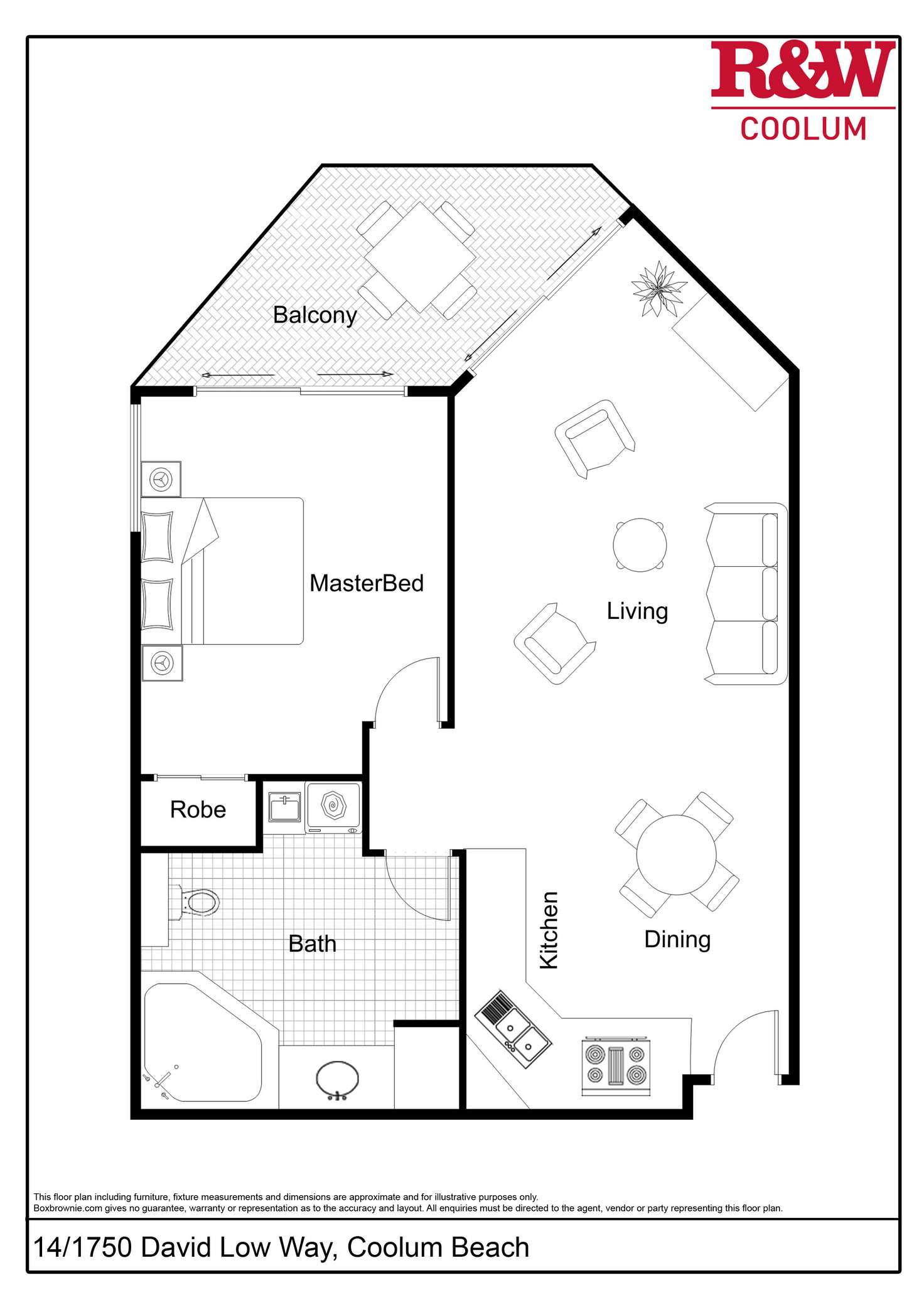 Floorplan of Homely unit listing, 14/1750 David Low Way, Coolum Beach QLD 4573