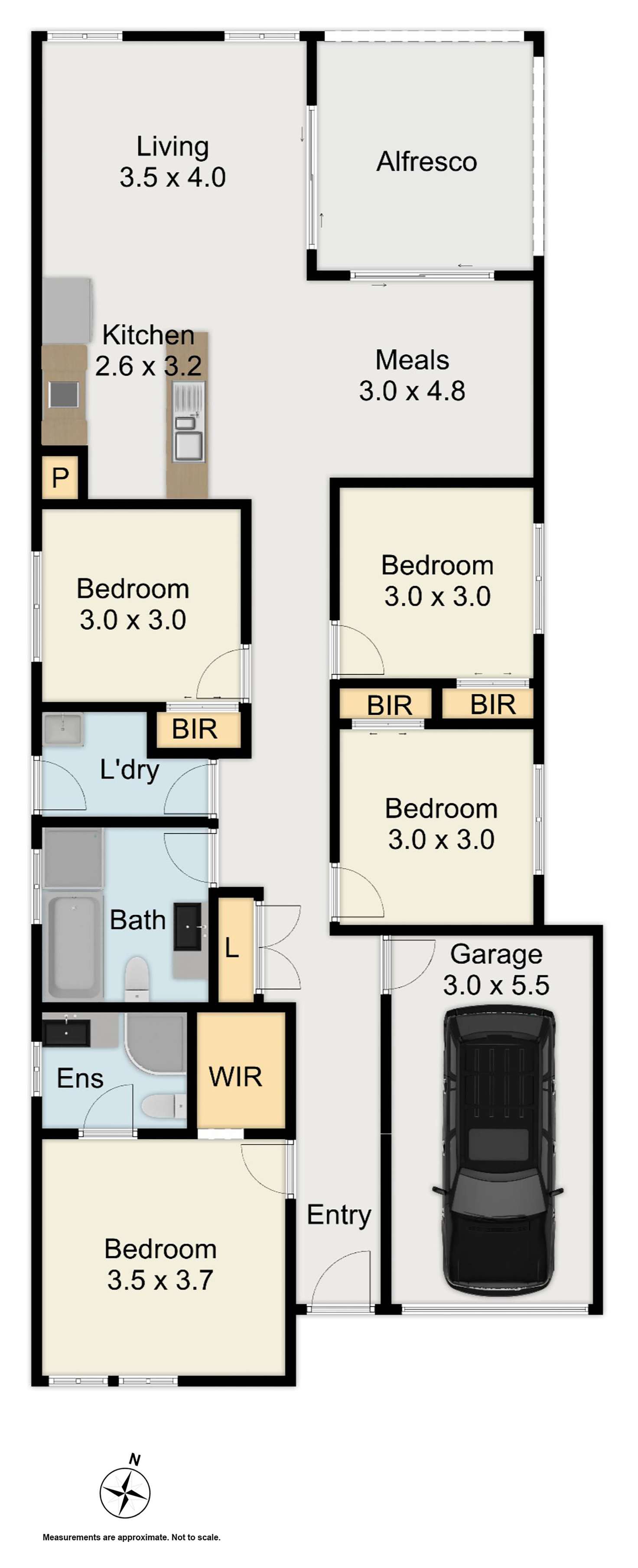 Floorplan of Homely house listing, 12 Rumery Street, Riverstone NSW 2765
