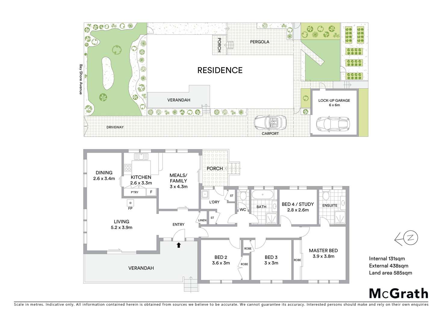 Floorplan of Homely house listing, 49 Bay Shore Avenue, Clifton Springs VIC 3222