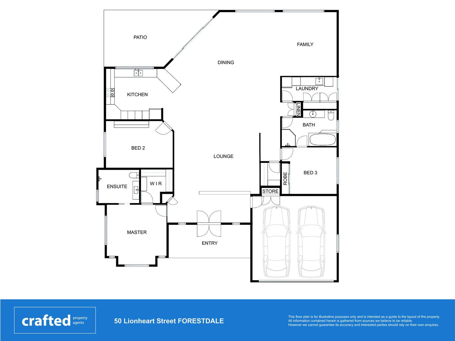 Floorplan of Homely house listing, 50 Lionheart Street, Forestdale QLD 4118