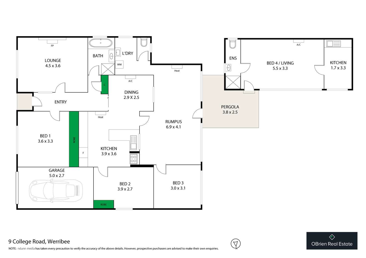 Floorplan of Homely house listing, 9 College Road, Werribee VIC 3030