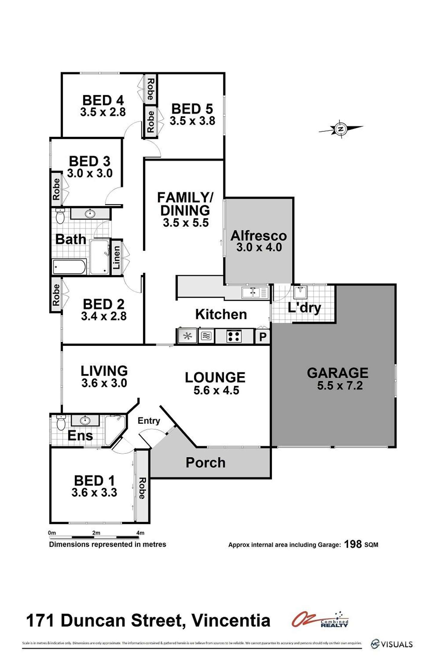 Floorplan of Homely house listing, 171 Duncan Street, Vincentia NSW 2540