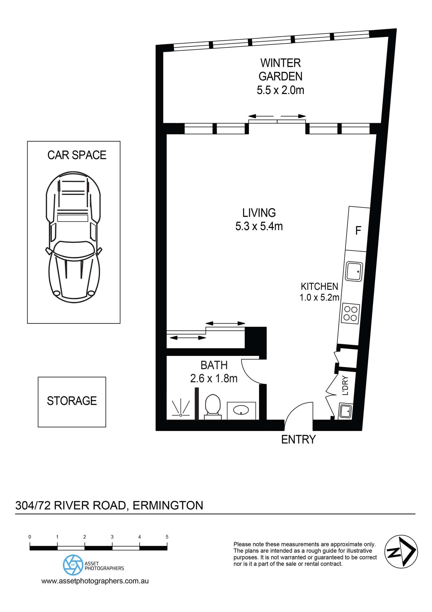 Floorplan of Homely apartment listing, 304/72 River Road, Ermington NSW 2115