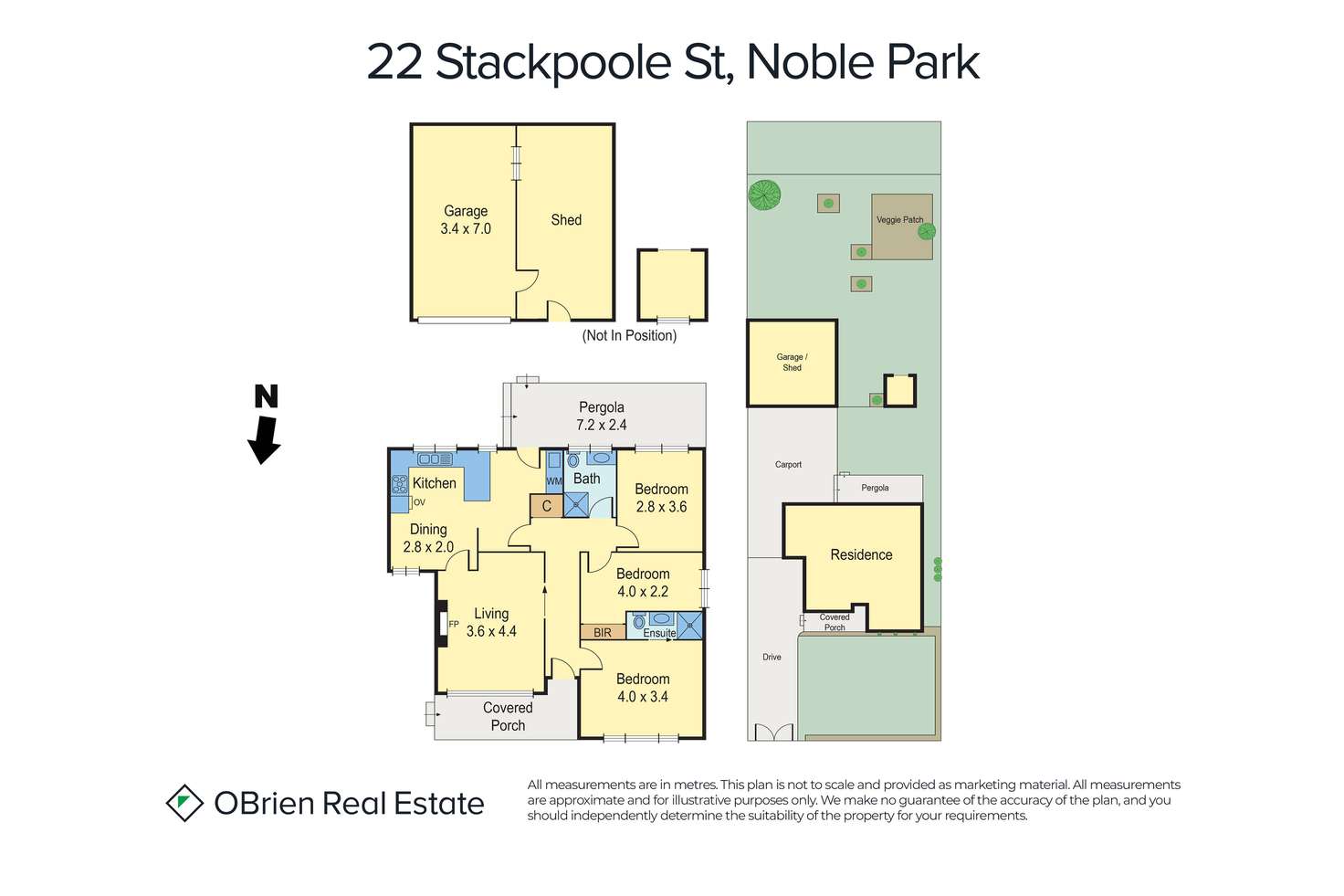 Floorplan of Homely house listing, 22 Stackpoole Street, Noble Park VIC 3174