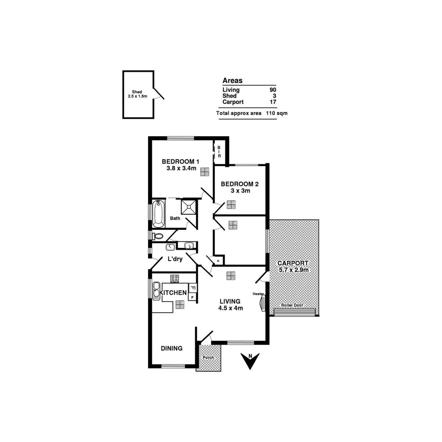 Floorplan of Homely house listing, 6/11 Tretter Street, Morphett Vale SA 5162