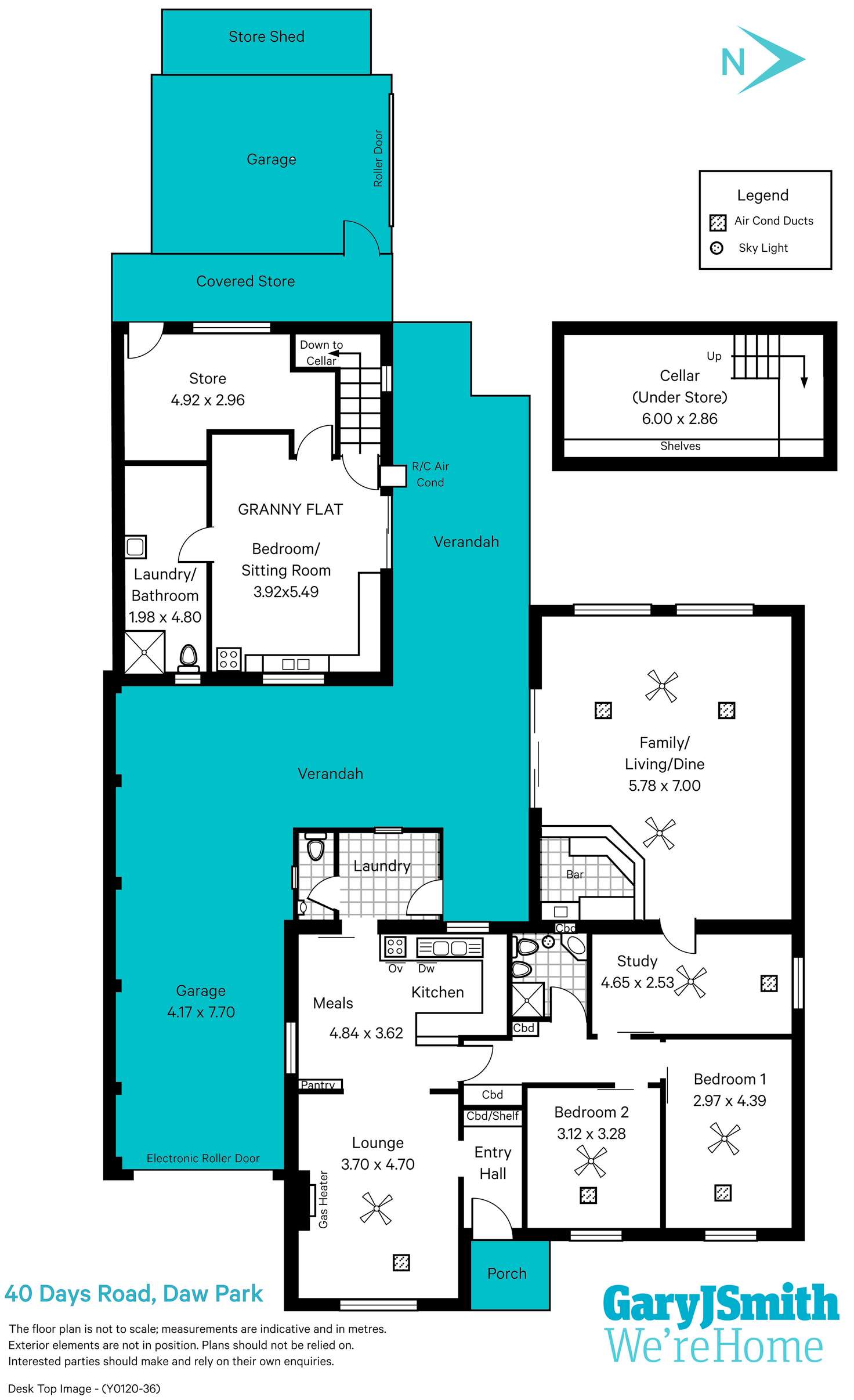 Floorplan of Homely house listing, 40 Day Avenue, Daw Park SA 5041
