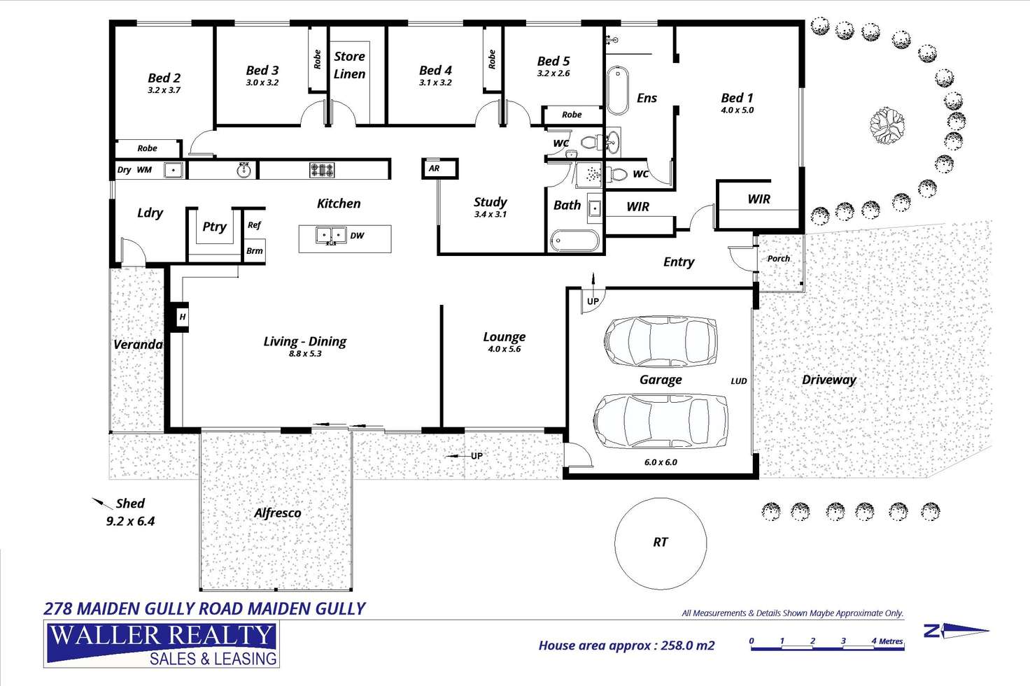 Floorplan of Homely house listing, 278 Maiden Gully Road, Maiden Gully VIC 3551