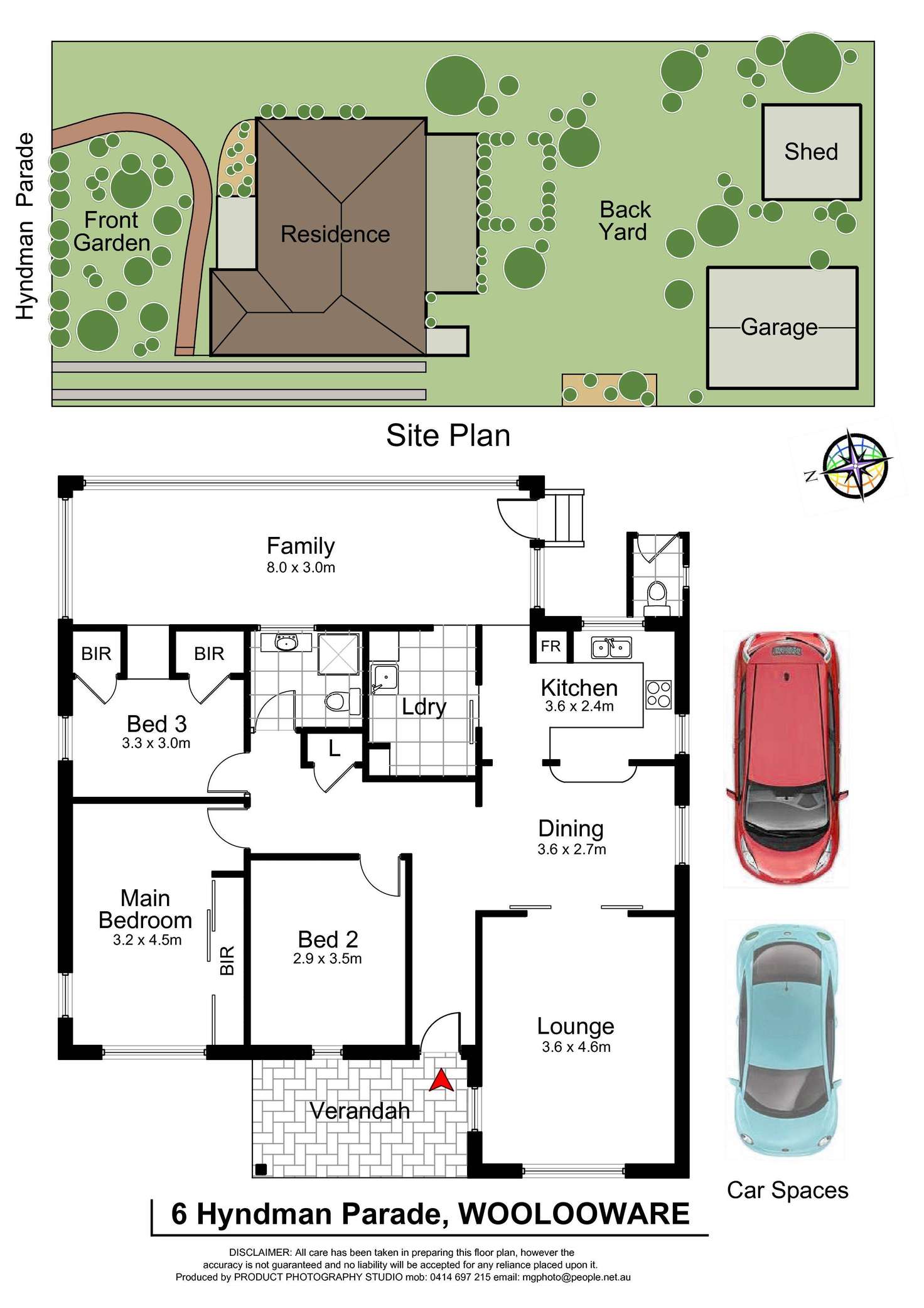 Floorplan of Homely house listing, 6 Hyndman Parade, Woolooware NSW 2230