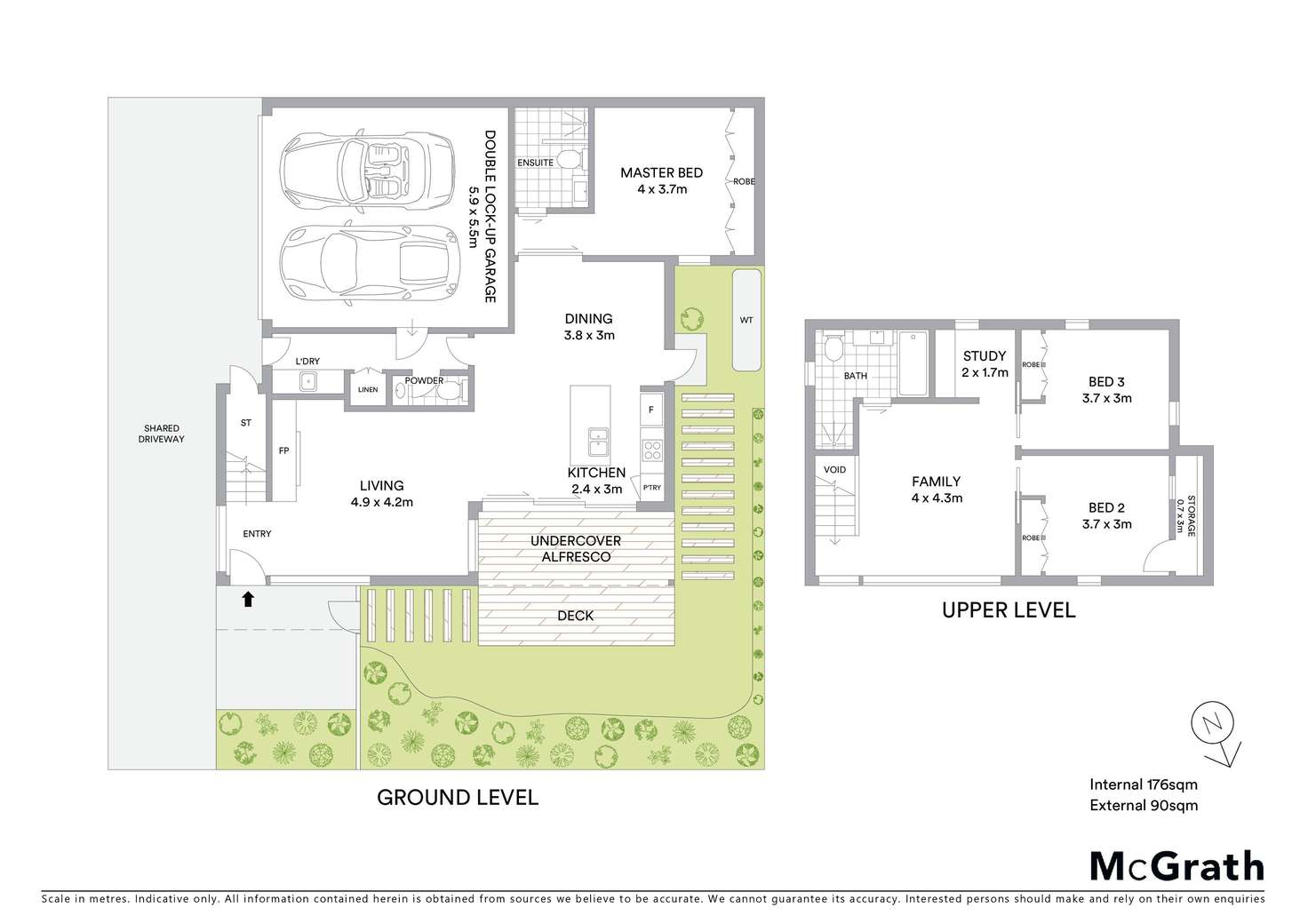 Floorplan of Homely townhouse listing, 2/4 Richmond Court, Geelong VIC 3220