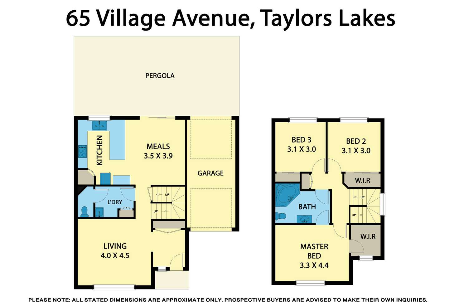 Floorplan of Homely unit listing, 65 Village Avenue, Taylors Lakes VIC 3038