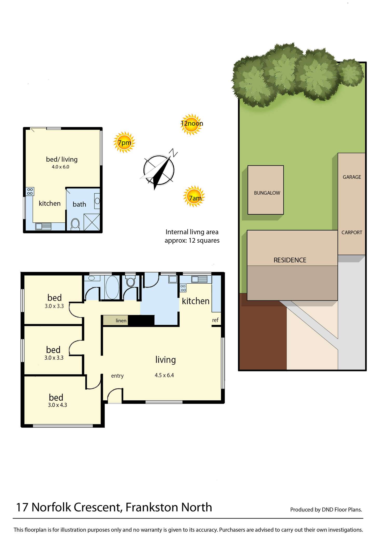 Floorplan of Homely house listing, 17 Norfolk Crescent, Frankston North VIC 3200