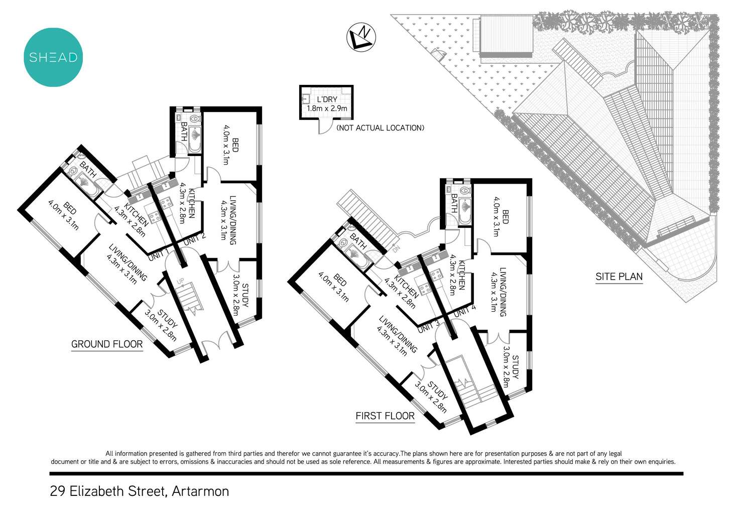 Floorplan of Homely apartment listing, 1, 2, 3, 4/29 Elizabeth Street, Artarmon NSW 2064