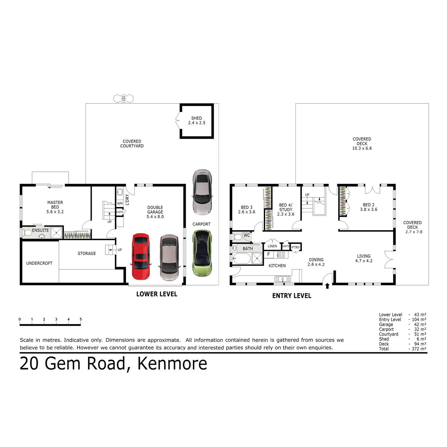 Floorplan of Homely house listing, 20 Gem Road, Kenmore QLD 4069