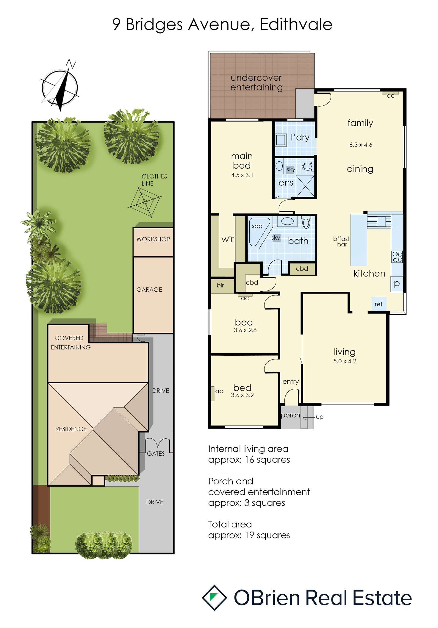 Floorplan of Homely house listing, 9 Bridges Avenue, Edithvale VIC 3196